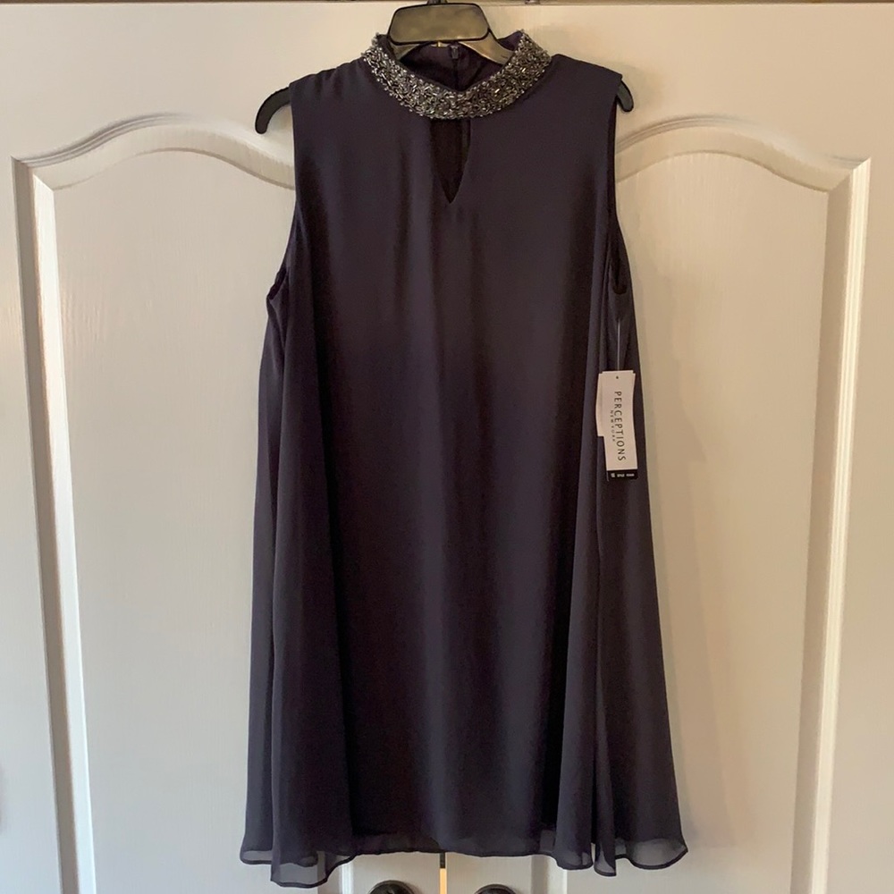 New! Gray Occasion Dress